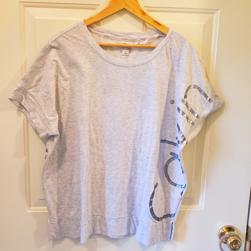 Calvin Klein Short Sleeve Cotton Top